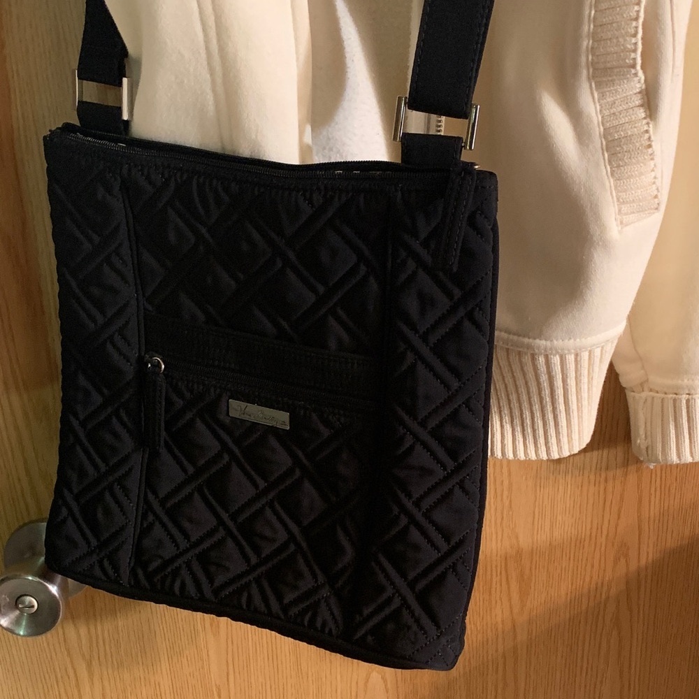NEW Vera Bradley Quilted Black Crossbody Bag
